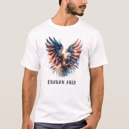 *~* AP16 Künstlerisch American Flag Bald EAGLE USA T-Shirt