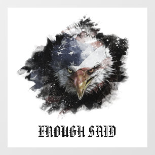 *~* AP16 USA Flag American Bald EAGLE Patriotic Fensteraufkleber