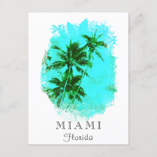 *~* AP25 Individualisieren Sie Tropical Palm Tree  Postkarte