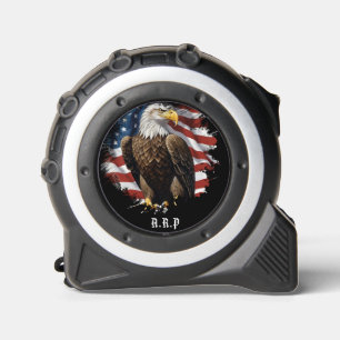 *~* AP27 American Flag Bald Eagle Patriotic USA Maßband