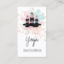 *~* AP33 Yoga Klasse Rainbow Chakra Spiritual Visitenkarte