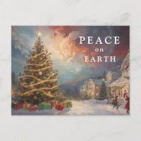 *~* AP44 Vintage Winter Szene Weihnachten FOTO