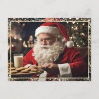 *~* AP44 Weihnachtsmann Kekse Milch FOTO