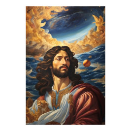 *~* AP50 Fantasy Univers Jesus Blume Moon Fotodruck