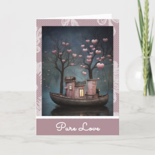 *~* AP51 20 Liebe Boat Hearts Romantisches Valenti Feiertagskarte