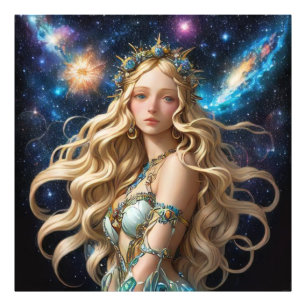 *~* AP58 Cosmic Women Fantasy CELESTIAL Fotodruck