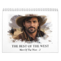 *~* AP59 Men Man Wild West Cowboy 2 Kalender