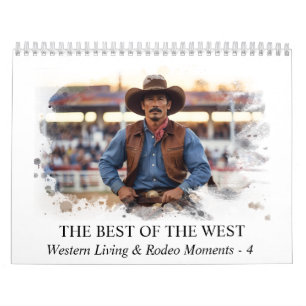 *~* AP59 Wild West Cowboy Horse Rodeo 4 Kalender