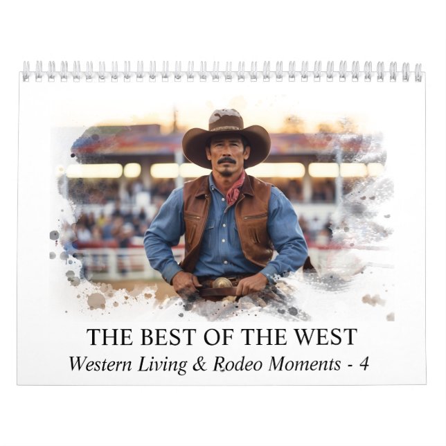 *~* AP59 Wild West Cowboy Horse Rodeo 4 Kalender