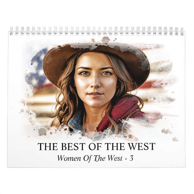 *~* AP59 Women Wild West Cowgirl 3 Calendar Kalender (Titelbild)