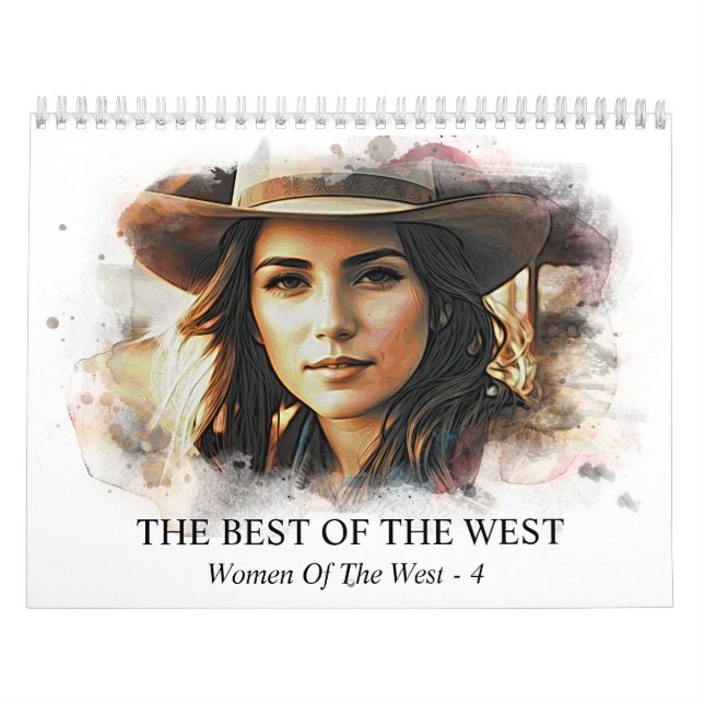 *~* AP59 Women Wild West Cowgirl 4 Kalender (Titelbild)