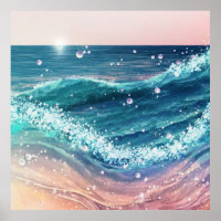 *~* AP60 Sea Sparkle Sand Coastal Ocean Beach Wave