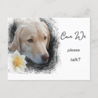 *~* AP61 Können wir bitte reden  Lab Retriever Blu