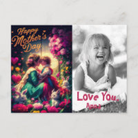 *~* AP72 . Vintage Blume Liebe Muttertag Foto