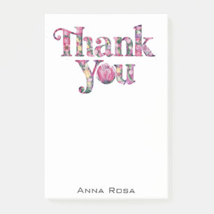 *~* AP85 Vielen Dank, Dankeschön an die Frau Post-it Klebezettel