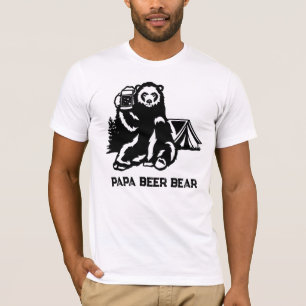 *~* AP86 Camping PAPA Bierbärentag T-Shirt