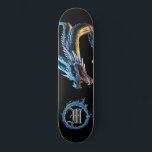 *~* AP88 Elemental Metallic Dragon Mouth Blue Skateboard<br><div class="desc">(Suchen Sie nach ähnlichen Artikeln in AP88 ) Einfache Übertragung auf andere Zazzle Produkte. Element-DRAGON mit RING von FEUER / FLAMES / FLAME und INITIALEM MONOGRAM für Ihren Namen - Behalt, bearbeiten oder löschen Sie den Text. Dieses beliebte chinesische Skateboard im chinesischen Stil ist ein individuelles Pro Element Dragon Design,...</div>