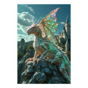 *~* AP88 Fantasy Creature Dragon Wall Artwork 25 Fotodruck