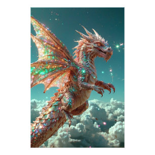 *~* AP88 Fliegender Fantasy Dragon Wall Artwork 6 Fotodruck