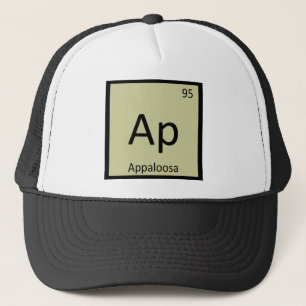 Ap - Appaloosa Pferd Chemie Element Symbol Truckerkappe