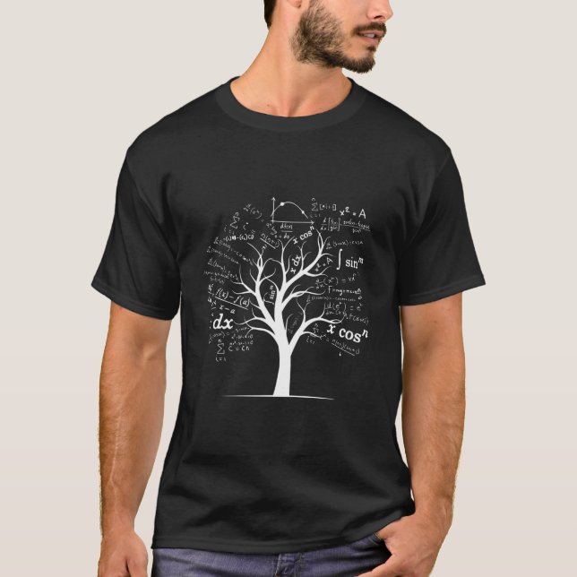 Ap Calculus Algebra Baum Mathelehrer Nerd Geek T-Shirt (Vorderseite)