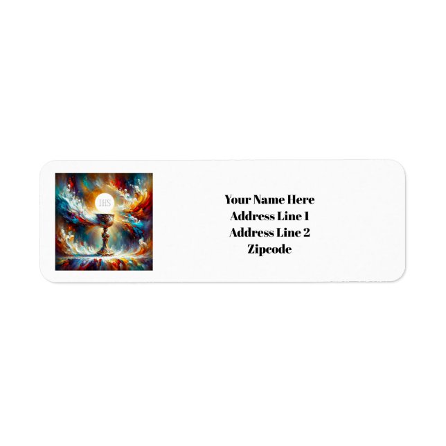 AP Communion Host und Chalice Expressionist Effect (Vorne)