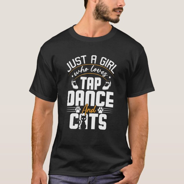 Ap Tänzer Katze Nur Ein Mädchen T-Shirt (Vorderseite)