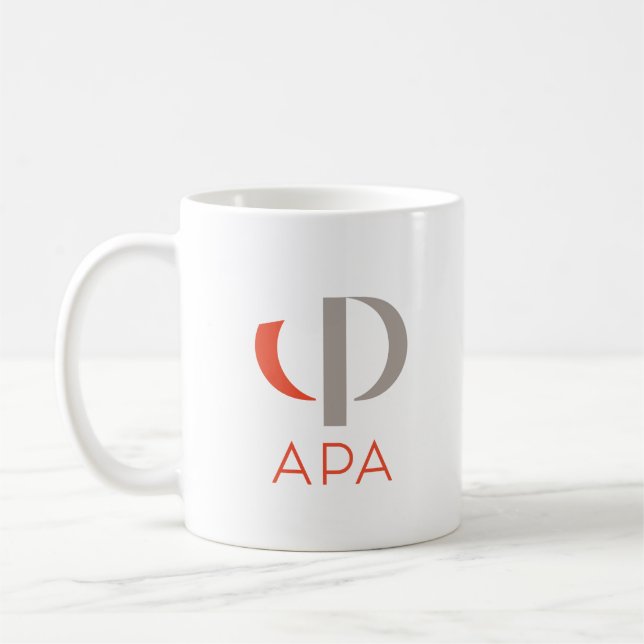 APA Logo-Tasse Tasse (Links)