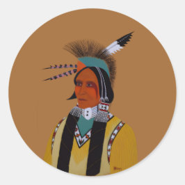 Apache Ben Runder Aufkleber