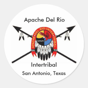 Apache Del Rio Intertribal 3" Aufkleber