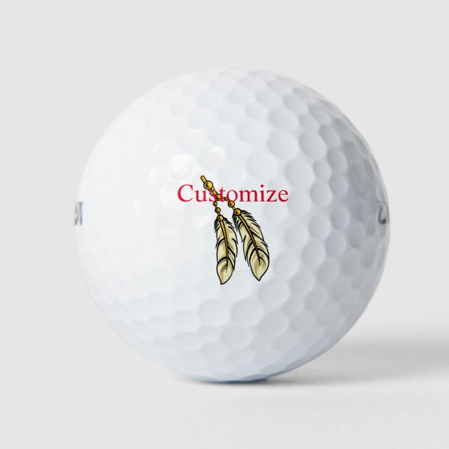 Apache Feathers Thunder_Cove Golfball (Vorderseite)