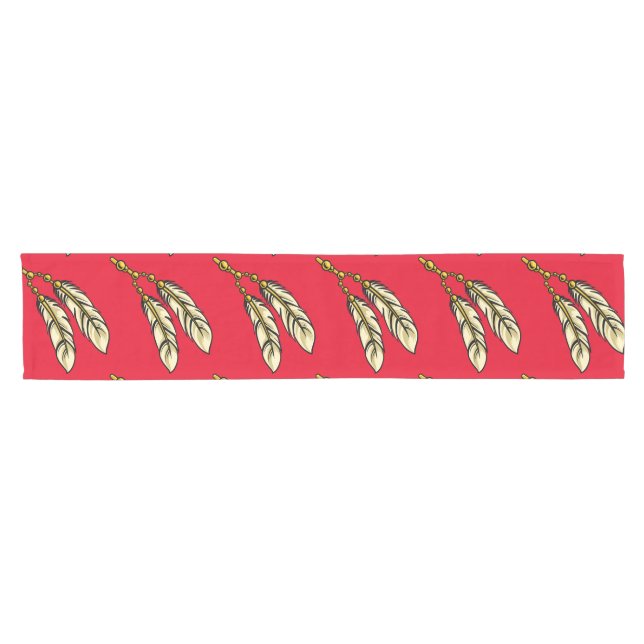 Apache Feathers Thunder_Cove Kurzer Tischläufer (Horizontal)