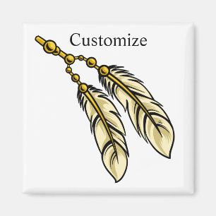 Apache Feathers Thunder_Cove Magnet