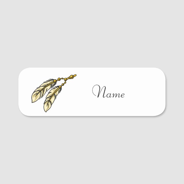 Apache Feathers Thunder_Cove Namensschild (Vorderseite)