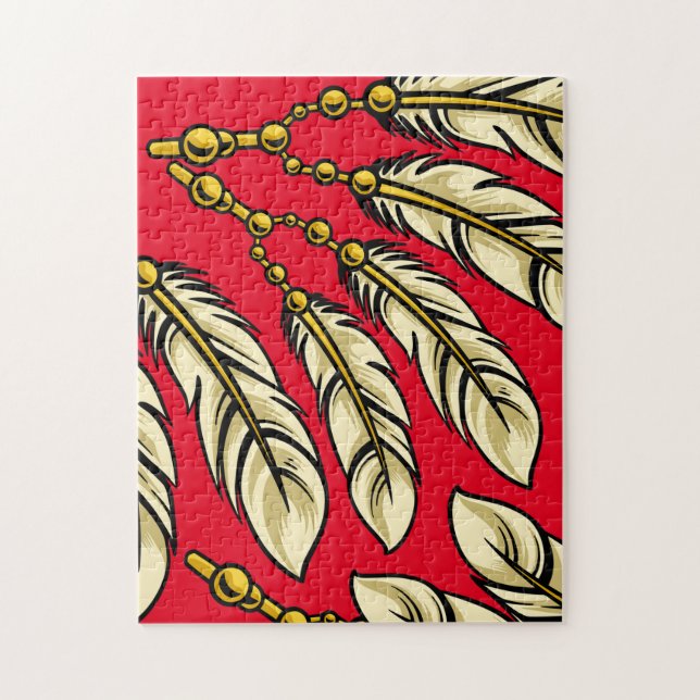 Apache Feathers Thunder_Cove Puzzle (Vertikal)