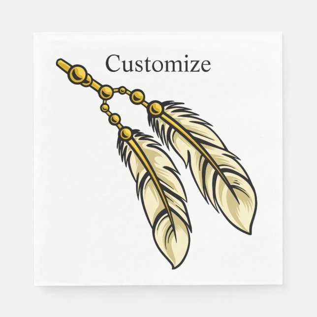 Apache Feathers Thunder_Cove Serviette (Vorderseite)