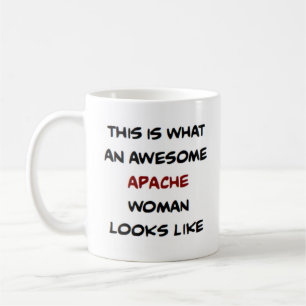 Apache-Frau, großartiger Kaffeebecher Kaffeetasse