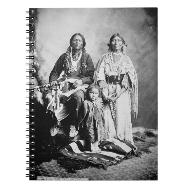 Apache HauptAntonio Maria mit seiner Familie, 1897 Notizblock (Vorderseite)