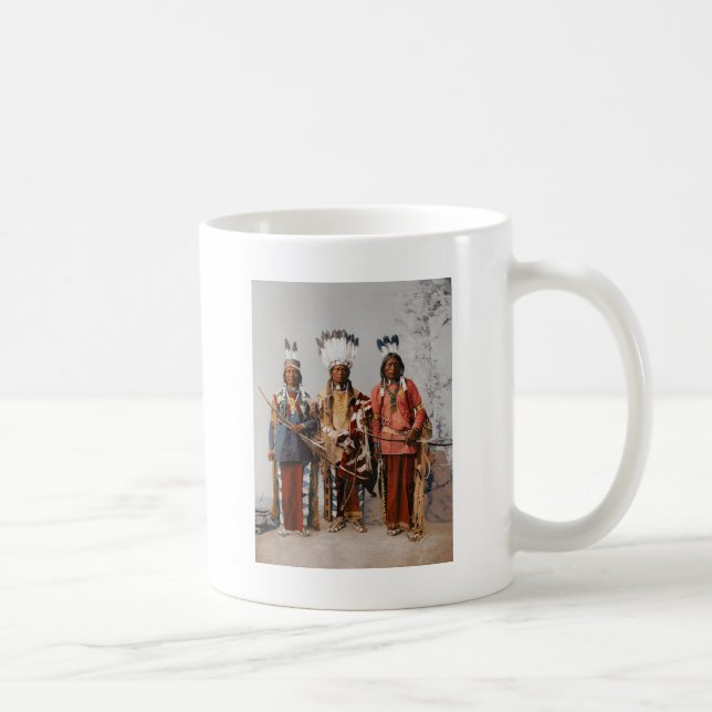 Apache-Häuptlinge Garfield Ouche Te Foya 1899 Kaffeetasse (Rechts)