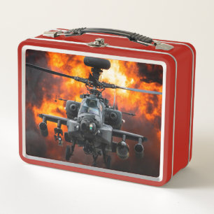 Apache Helicopter Metall Brotdose