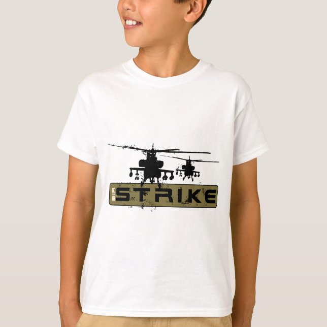 Apache-Hubschrauber T-Shirt (Vorderseite)