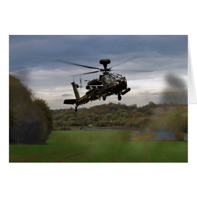 Apache im Feld (Vorderseite (Horizontal))