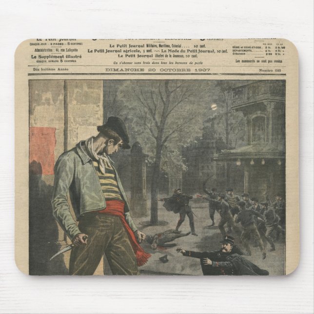 Apache ist eine Belästigung für Paris Mousepad (Vorne)