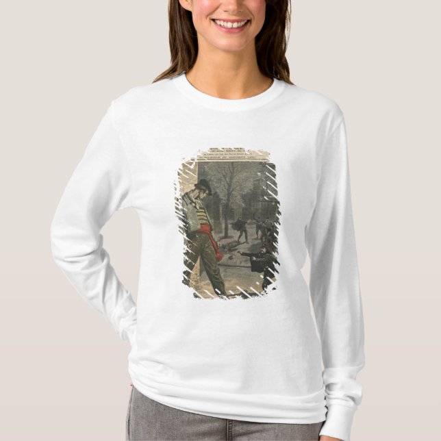 Apache ist eine Belästigung für Paris T-Shirt (Vorderseite)