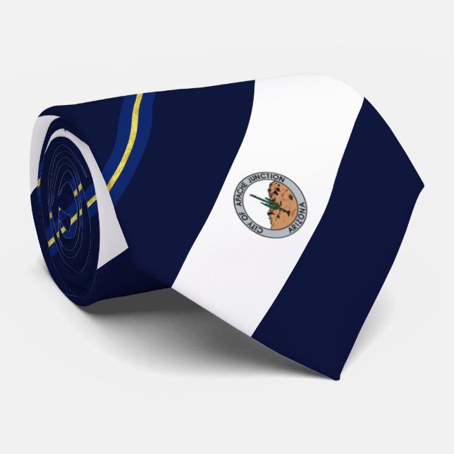 Apache Junction (Arizona) Stadtflagge Neck Tie Krawatte (Gerollt)