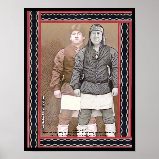 Apache Knife ®️ 8 Poster (Vorne)