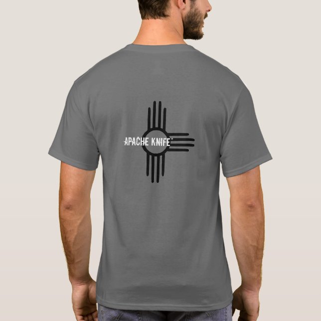 Apache Knife® 🇺 🇸 Apache Knife NM T - Shirt (Rückseite)