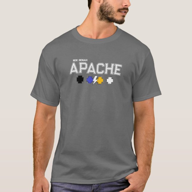 Apache Knife® Apache Land 1. T-Shirt (Vorderseite)