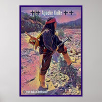 Apache Knife™ 🇺 Robert Redfeather 2.Poster