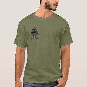 Apache Knife® 🇺 🇸 SHADOW WOLVES TRACKER T - Shir T-Shirt